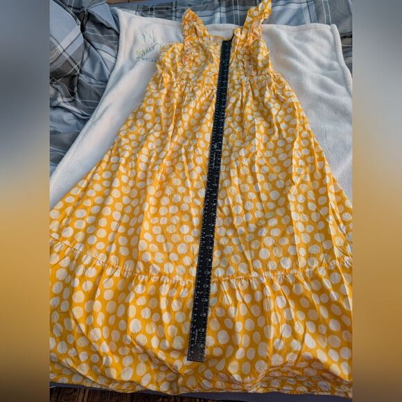 Who What Wear Yellow Polka Dot Maxi Dress Pre-owned - Picture 5 of 10